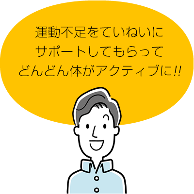 どんどんアクティブになる体が面白い！